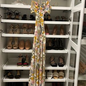 Wayf maxi cut out floral dress